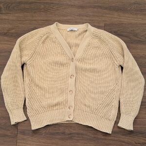 Poppy Barley The Novel Cardigan In Oatmeal